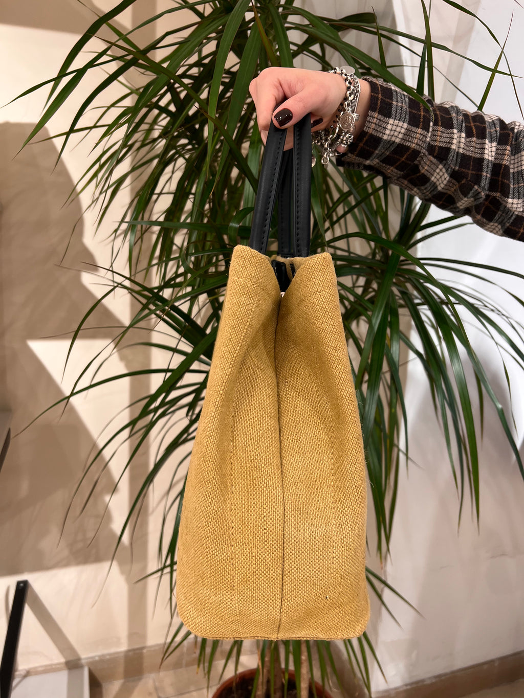 BORSA TOTE GRANDE NATURALE  – ERMANNO FIRENZE