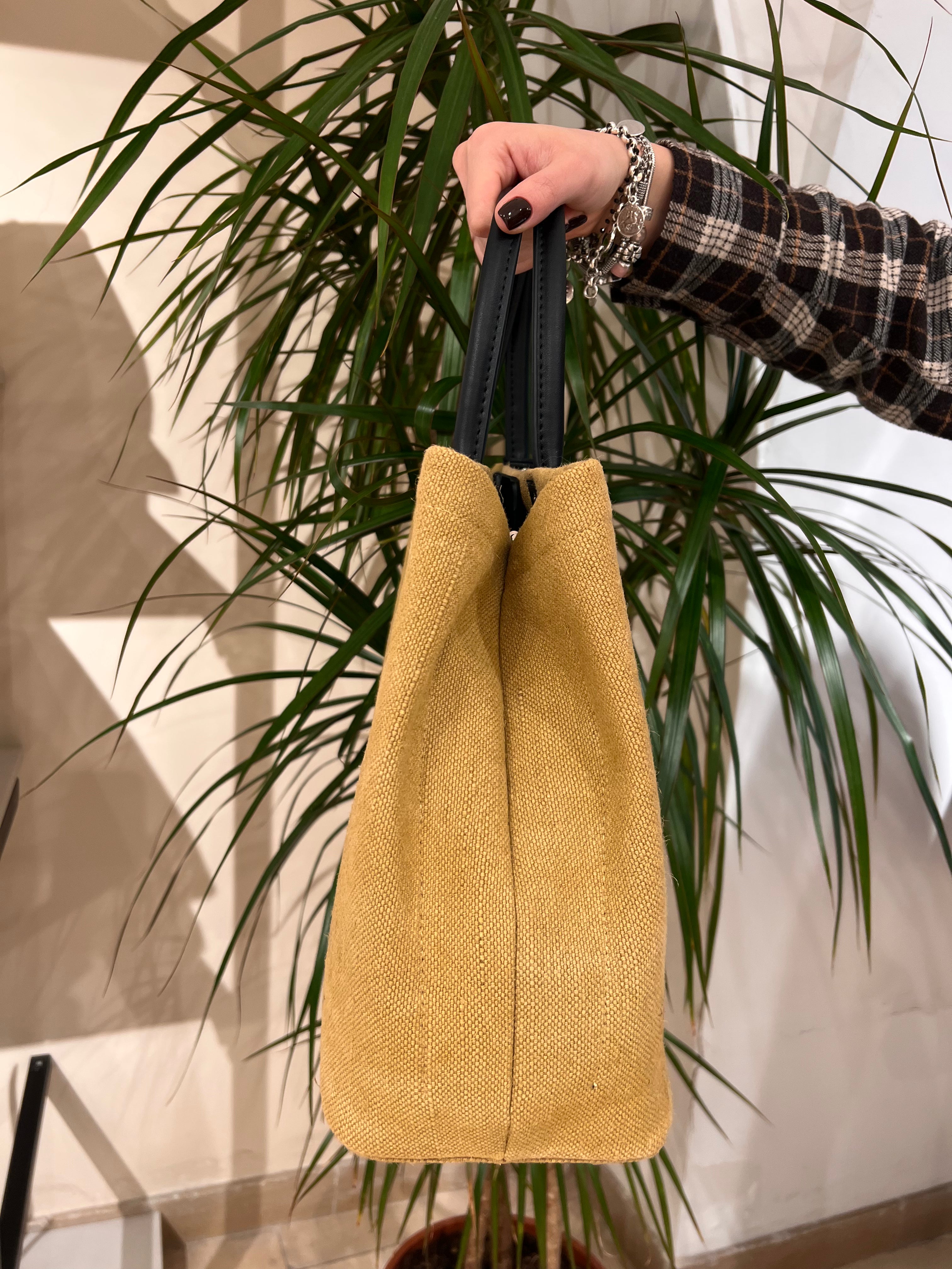 BORSA TOTE GRANDE NATURALE  – ERMANNO FIRENZE