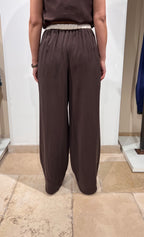 PANTALONE SATINATO PALAZZO