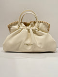 BORSA ERMANNO SCERVINO FIRENZE IN ECO PELLE BIANCA CON DETTAGLI INTRECCIATI