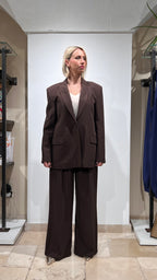 PANTALONE CHIARA PALAZZO IN TESSUTO FLUIDO