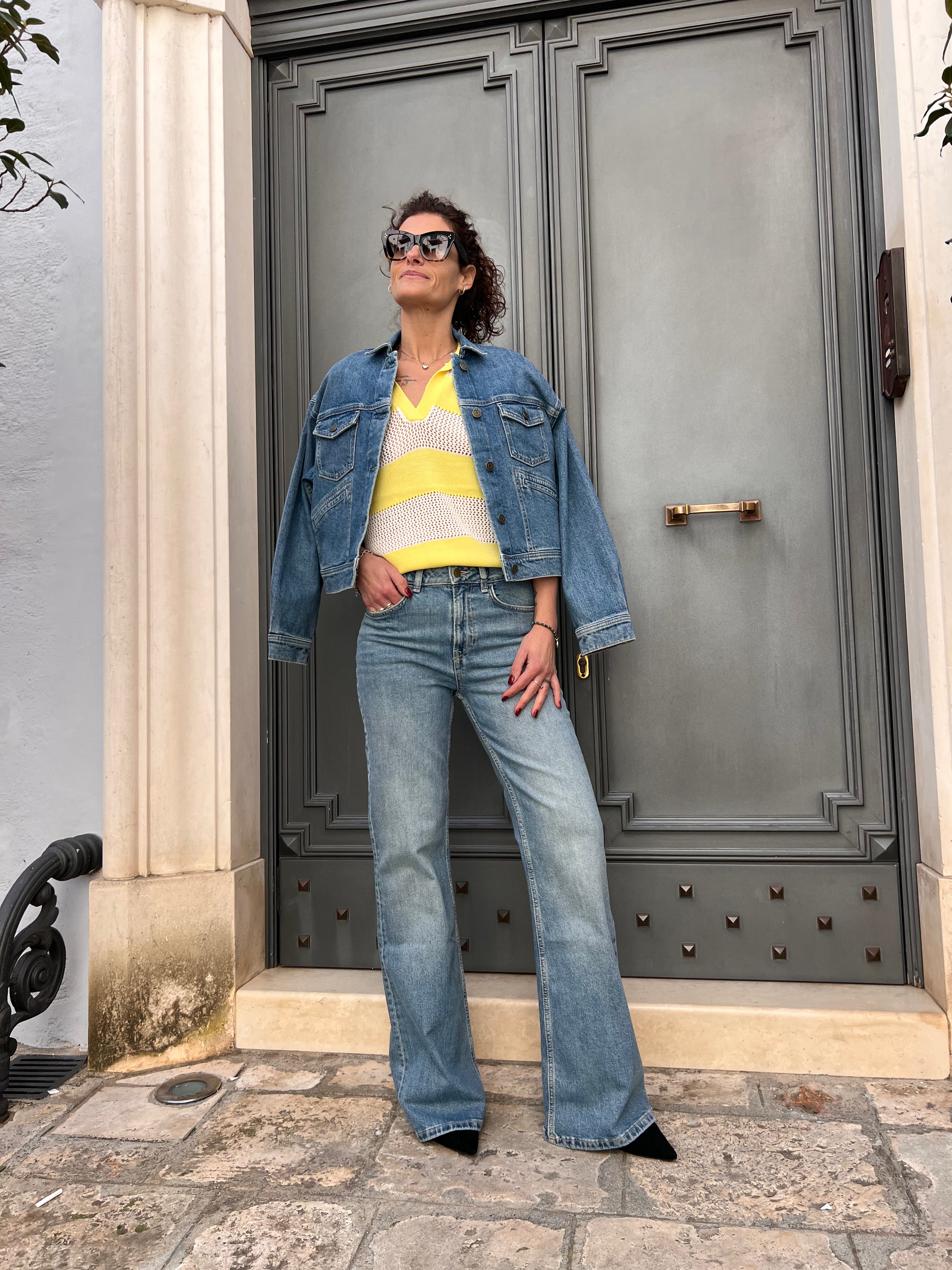 JEANS A ZAMPA CON TASCHE A CUORE – PEPE JEANS