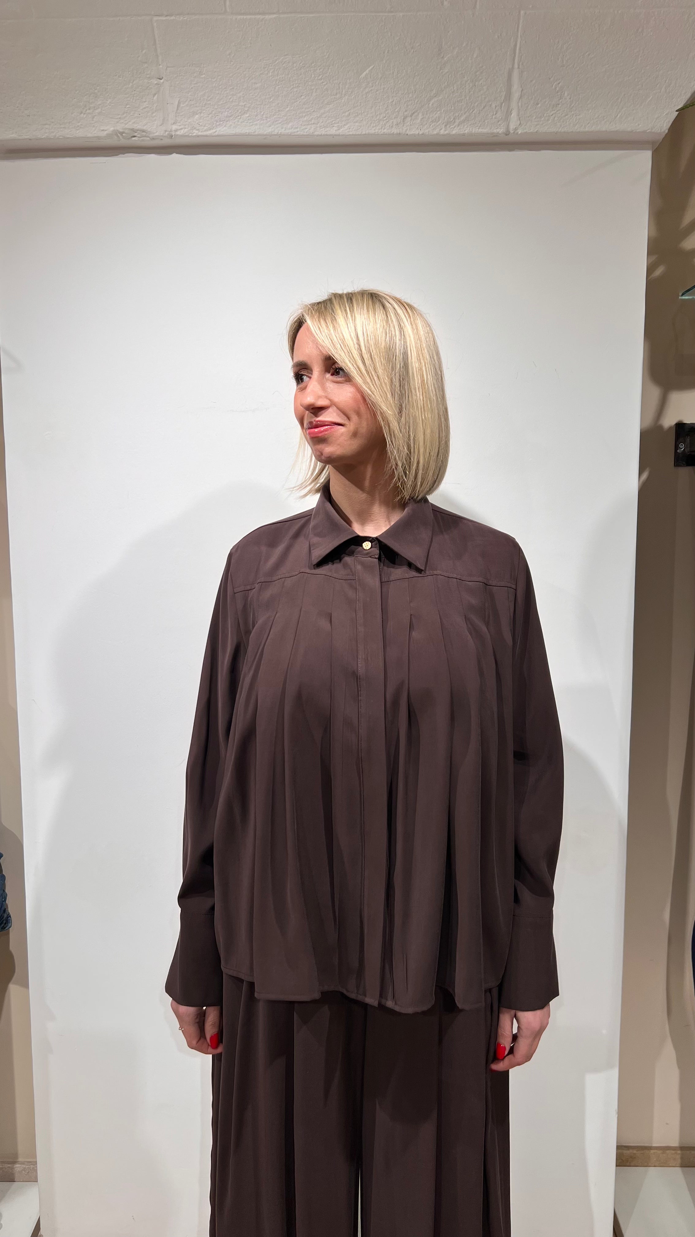 CAMICIA PLISSÉ E COLLETTO CLASSICO