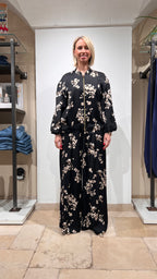 BOMBER SATINATO FLOREALE