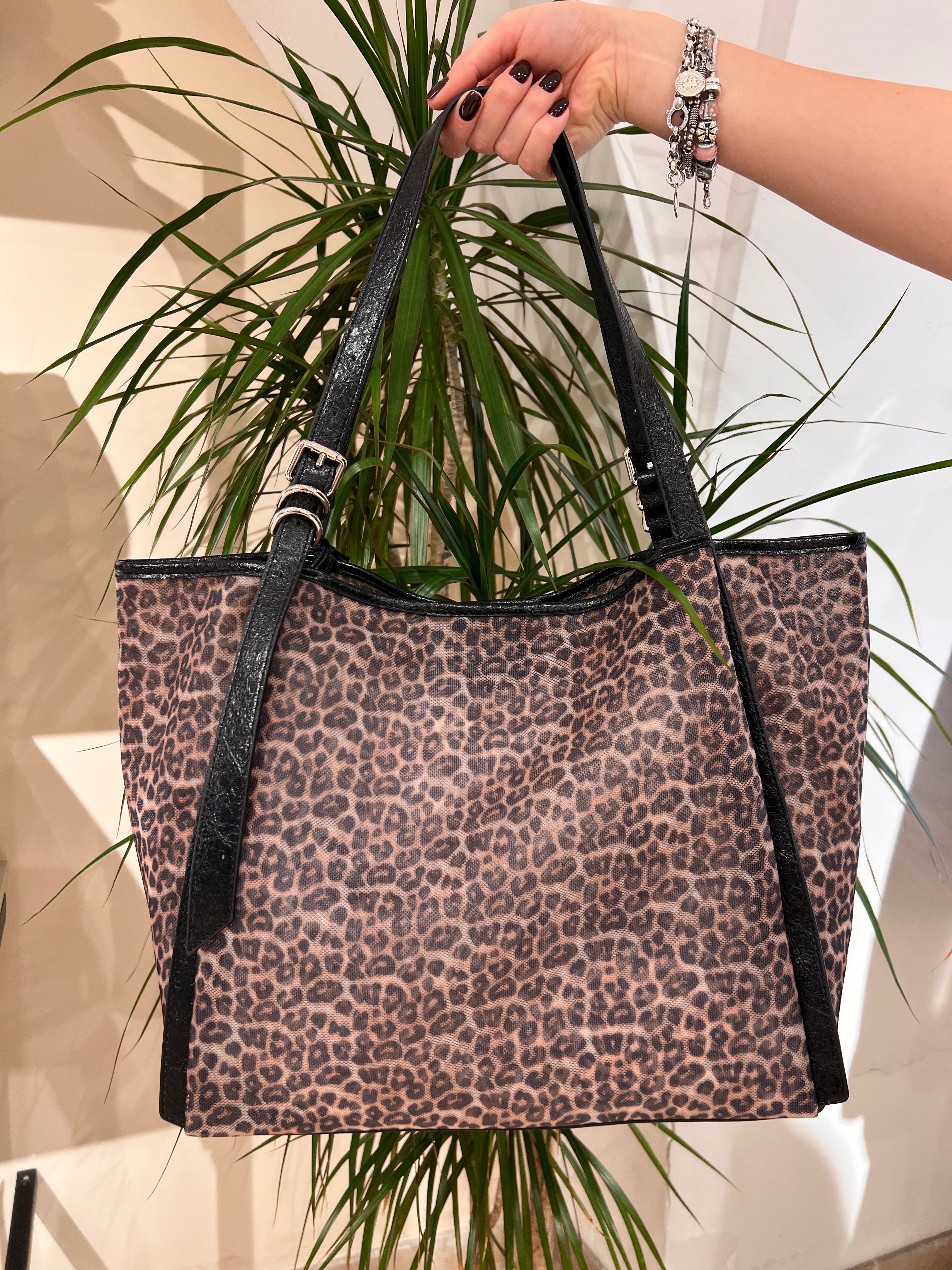 BORSA TOTE ANIMALIER A MANO O A SPALLA – ERMANNO CERVINO FIRENZE