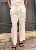 PANTALONE LUNGO IN COTONE SEERSUCKER – SUN68