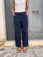 PANTALONE IN COTONE SEERSUCKER – SUN68