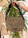 BORSA BICOLORE IN RAFIA – ERMANNO FIRENZE