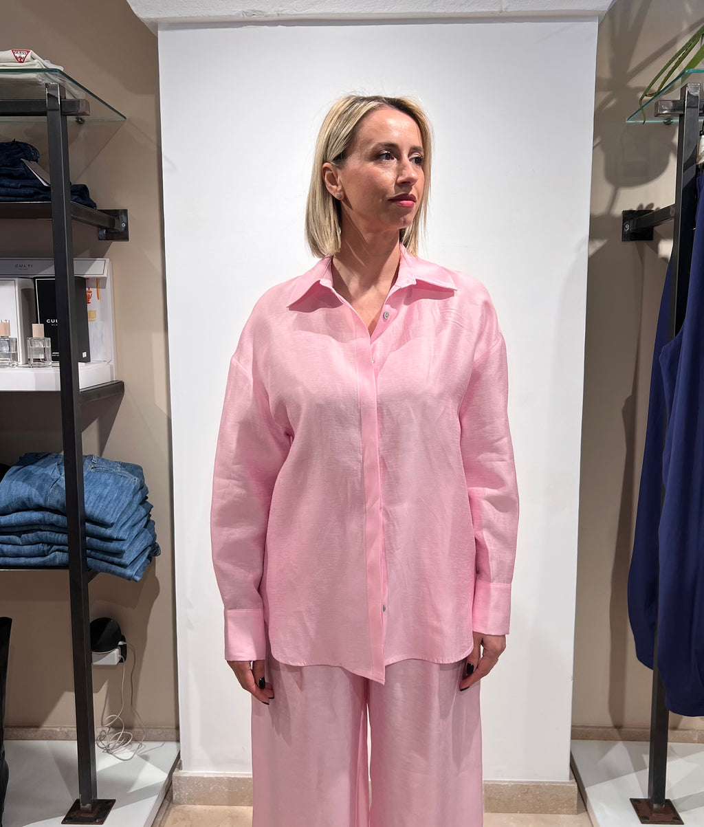 CAMICIA FLUIDA ROSA