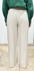 PANTALONE CHIARA PALAZZO IN TESSUTO FLUIDO