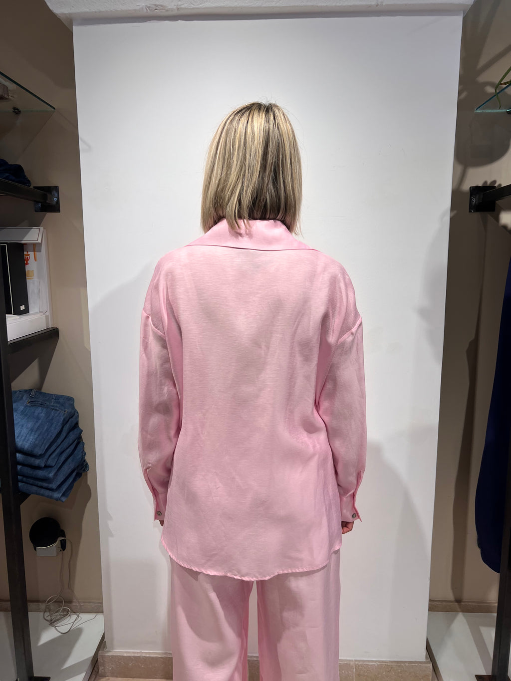CAMICIA FLUIDA ROSA