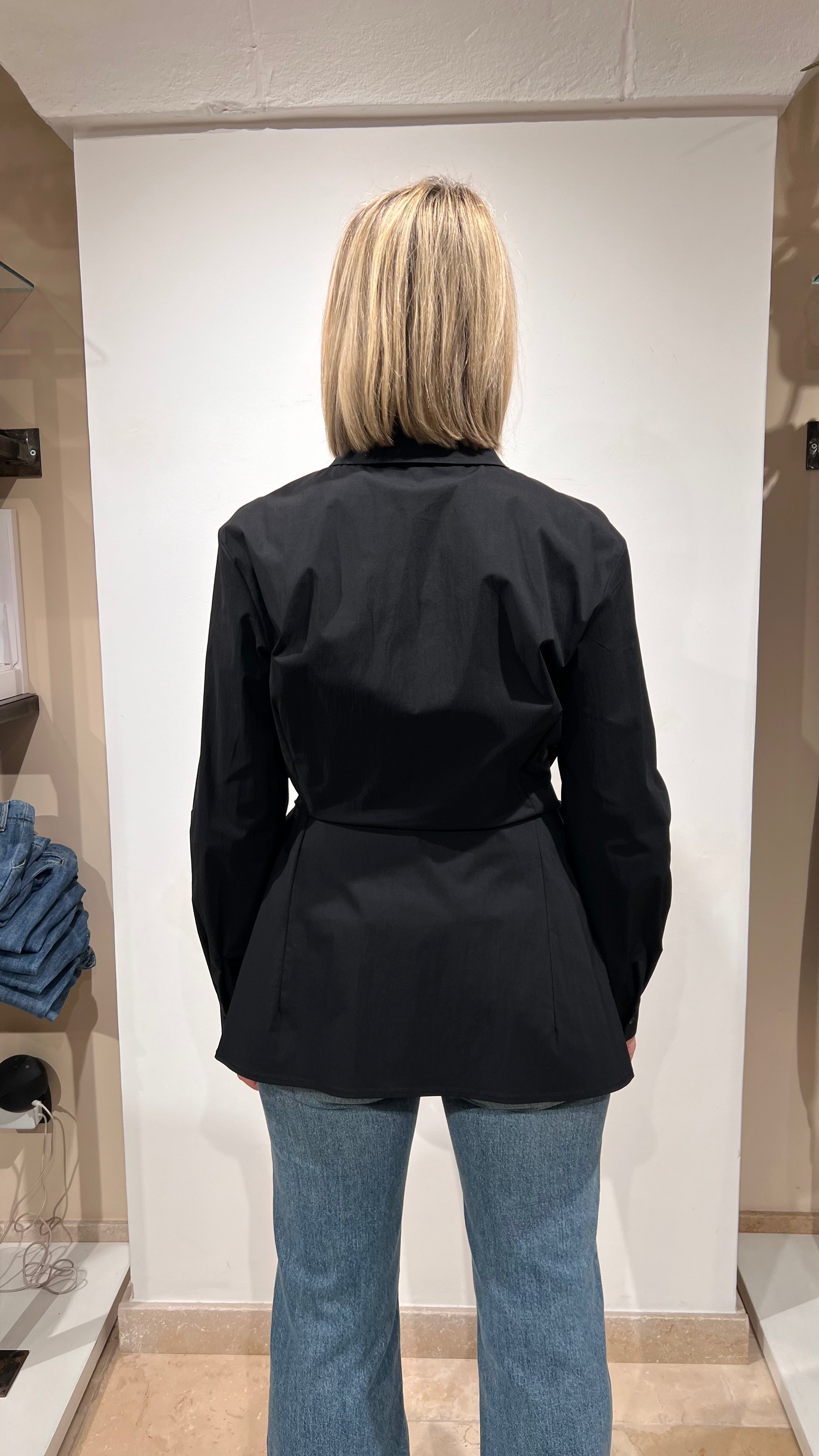 CAMICIA CHEMISIER CON CATENA