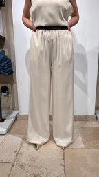 PANTALONE SATINATO PALAZZO