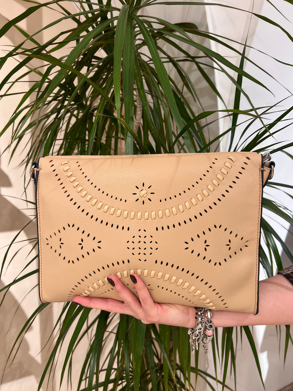 BORSA A TRACOLLA TRAFORATA  – ERMANNO FIRENZE