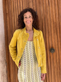 GIUBBINO IN VERA PELLE SCAMOSCIATA FODERATO