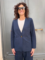 BLAZER IN COTONE SEERSUCKER – SUN68