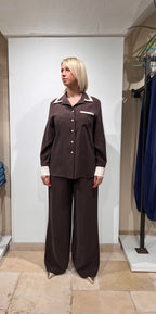 PANTALONE SATINATO PALAZZO