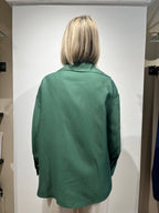 CAMICIA FLUIDA VERDE SMERALDO