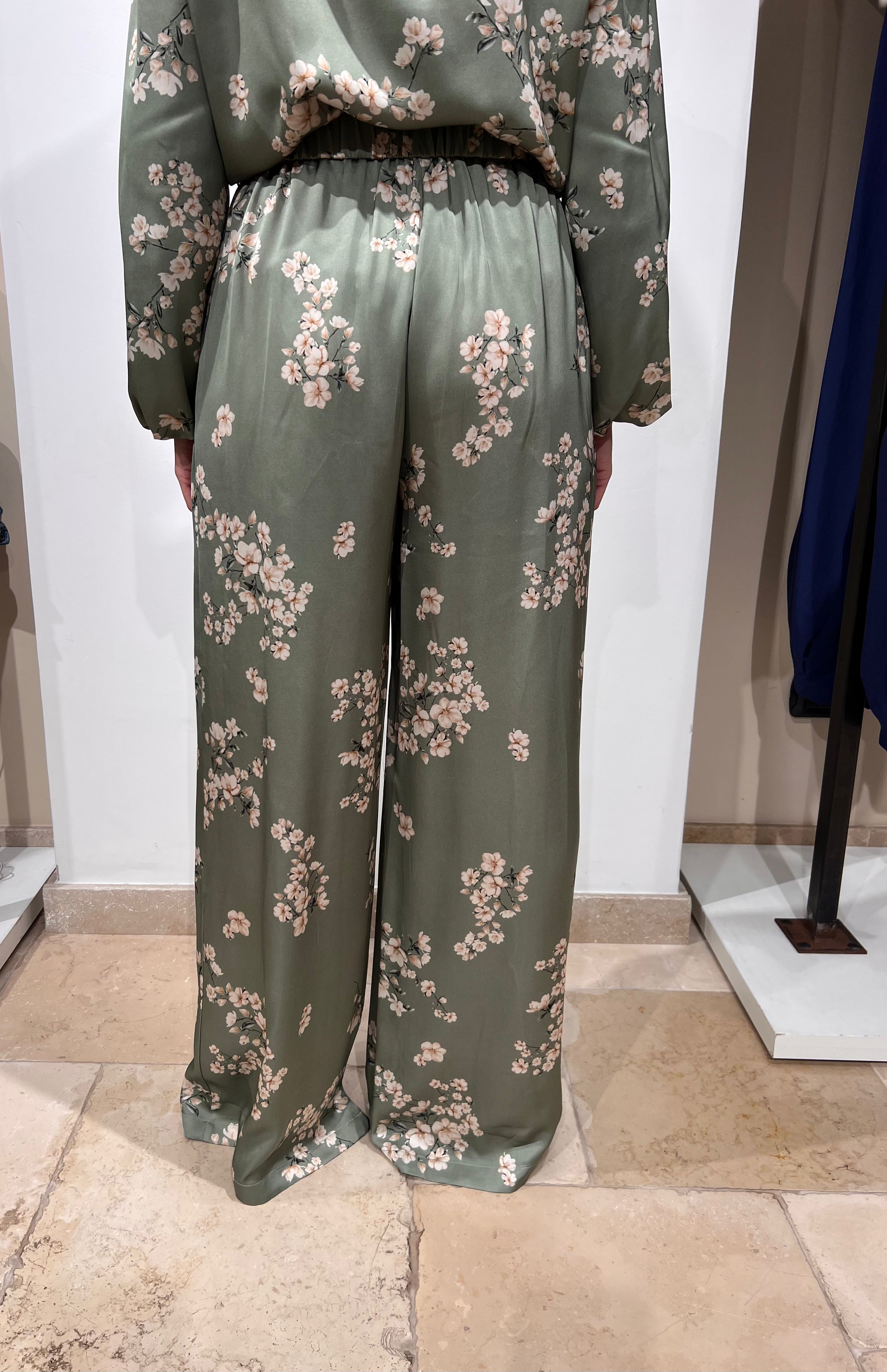 PANTALONE PALAZZO FLOREALE