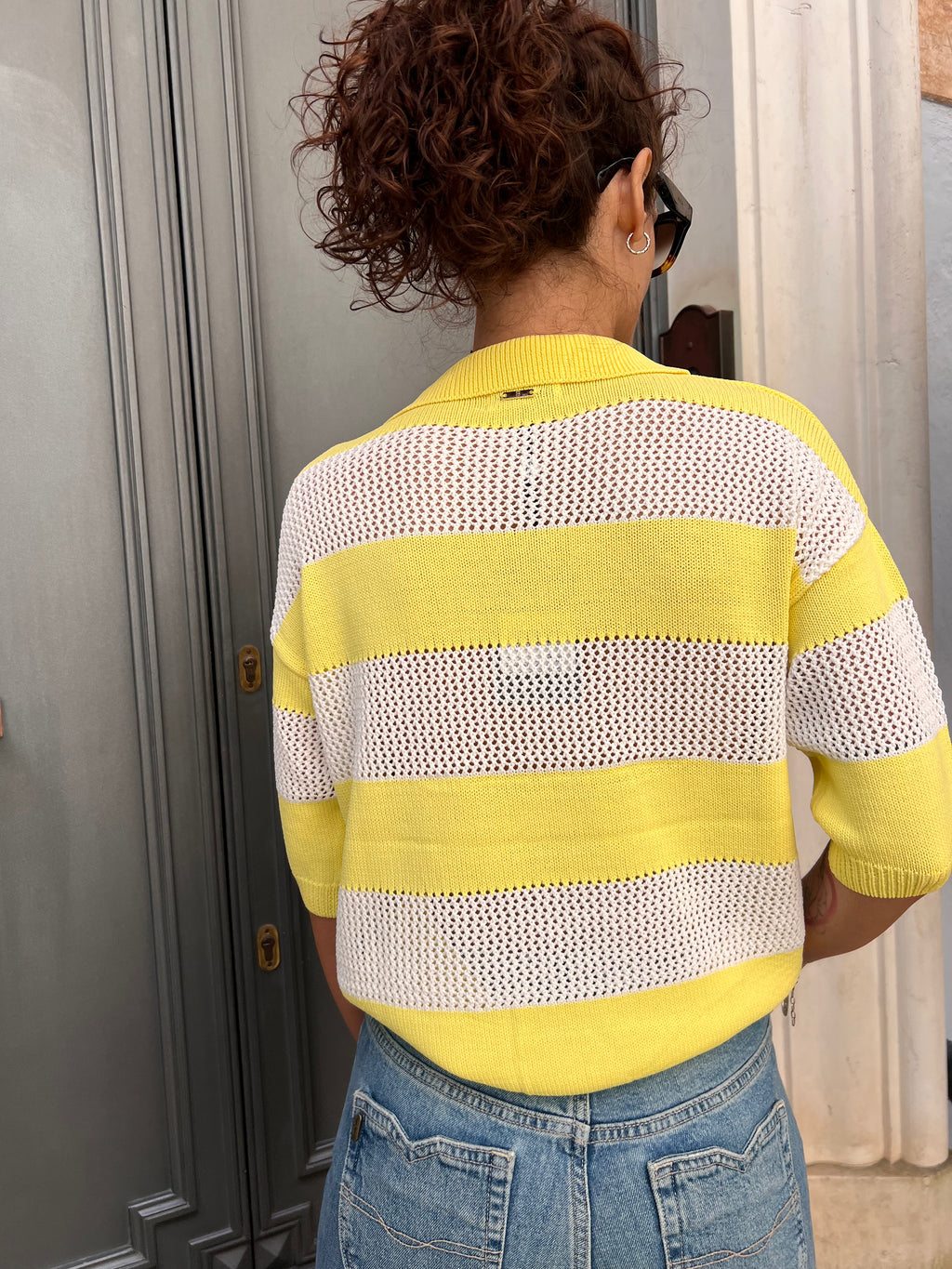 MAGLIA REGULAR MODELLO POLO A RIGHE – FRACOMINA