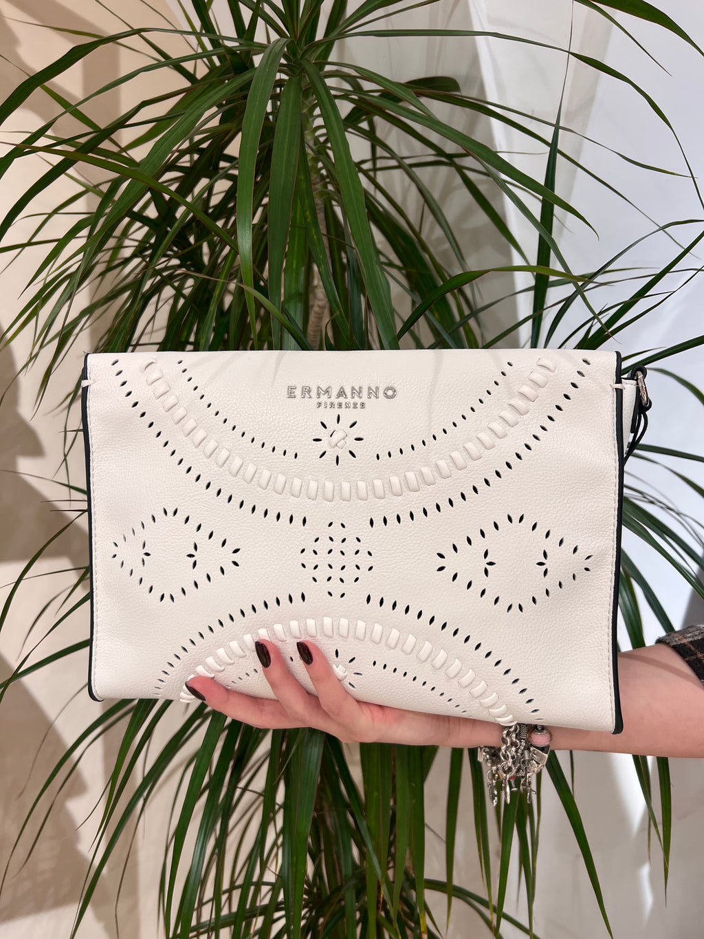 BORSA A TRACOLLA TRAFORATA  – ERMANNO FIRENZE