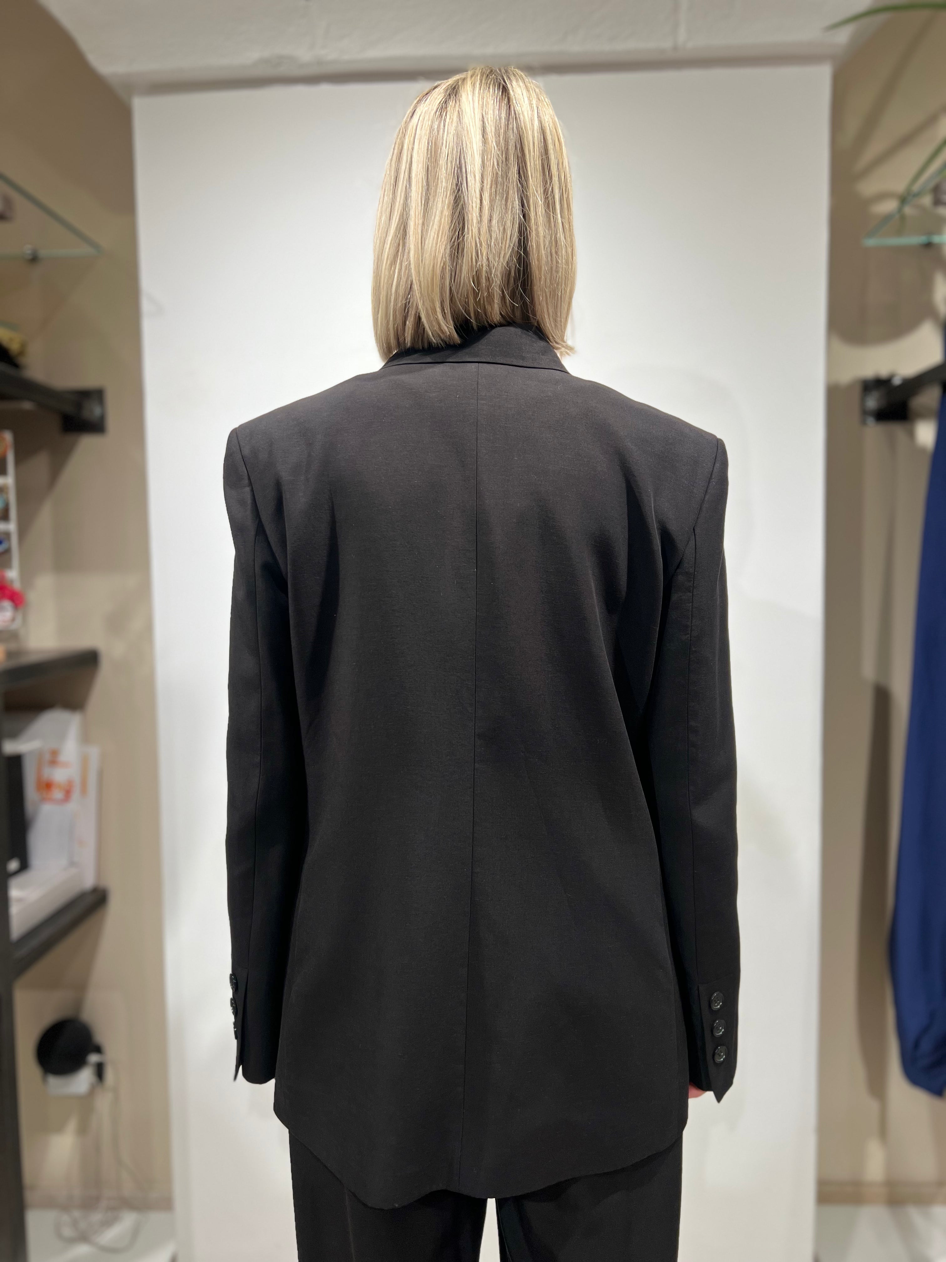 BLAZER CHIARA OVERSIZE IN TESSUTO FLUIDO