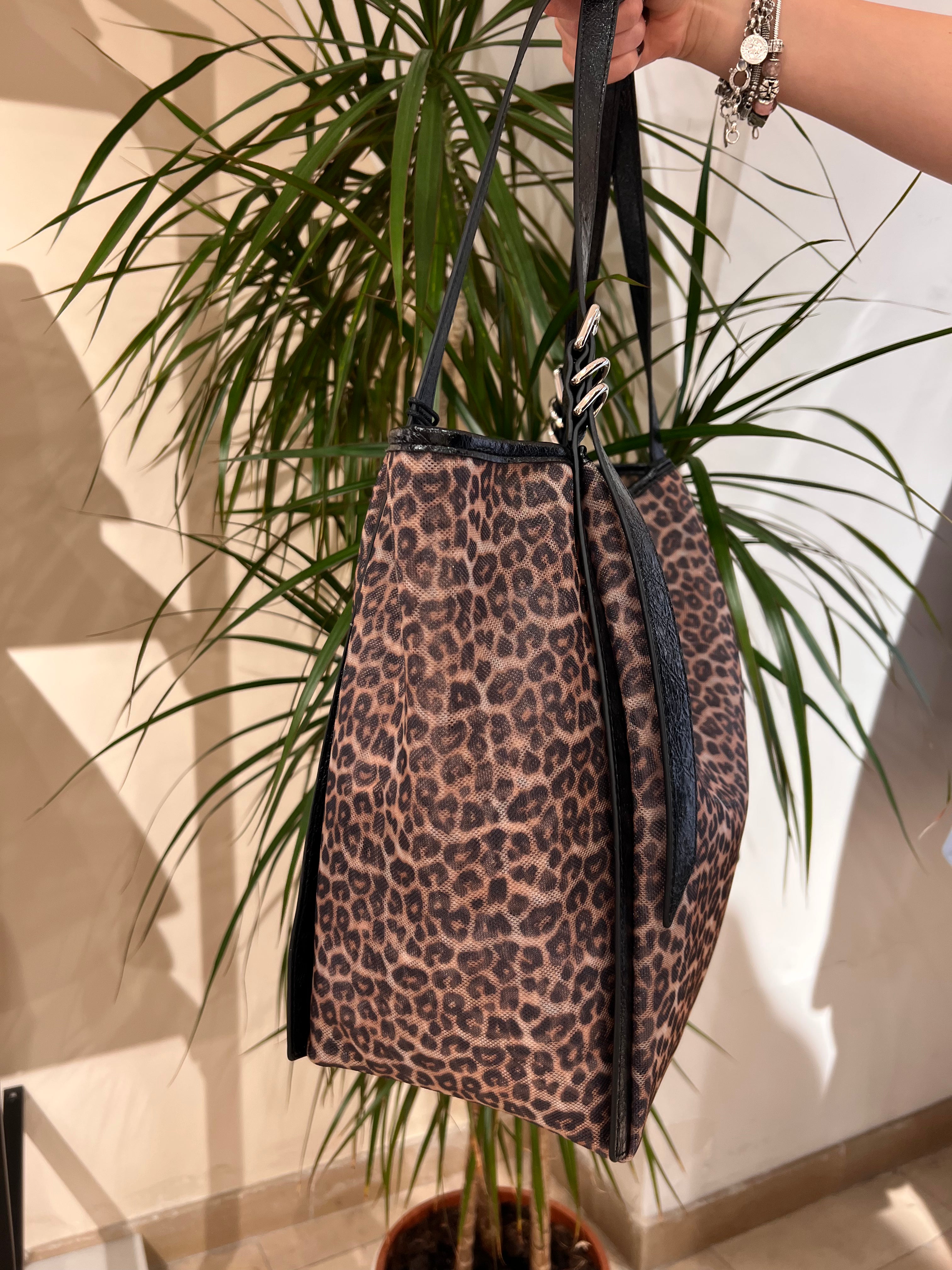 BORSA TOTE ANIMALIER A MANO O A SPALLA – ERMANNO CERVINO FIRENZE