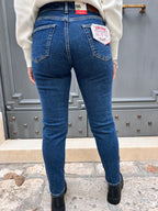 JEANS DONNA GUESS G05 SKINNY – VITA ALTA, DENIM ELASTICIZZATO, MODELLANTE BLU NAVY