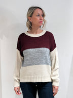 MAGLIA DONNA IN MISTO LANA – MAGLIONE INVERNALE ELEGANTE BEIGE