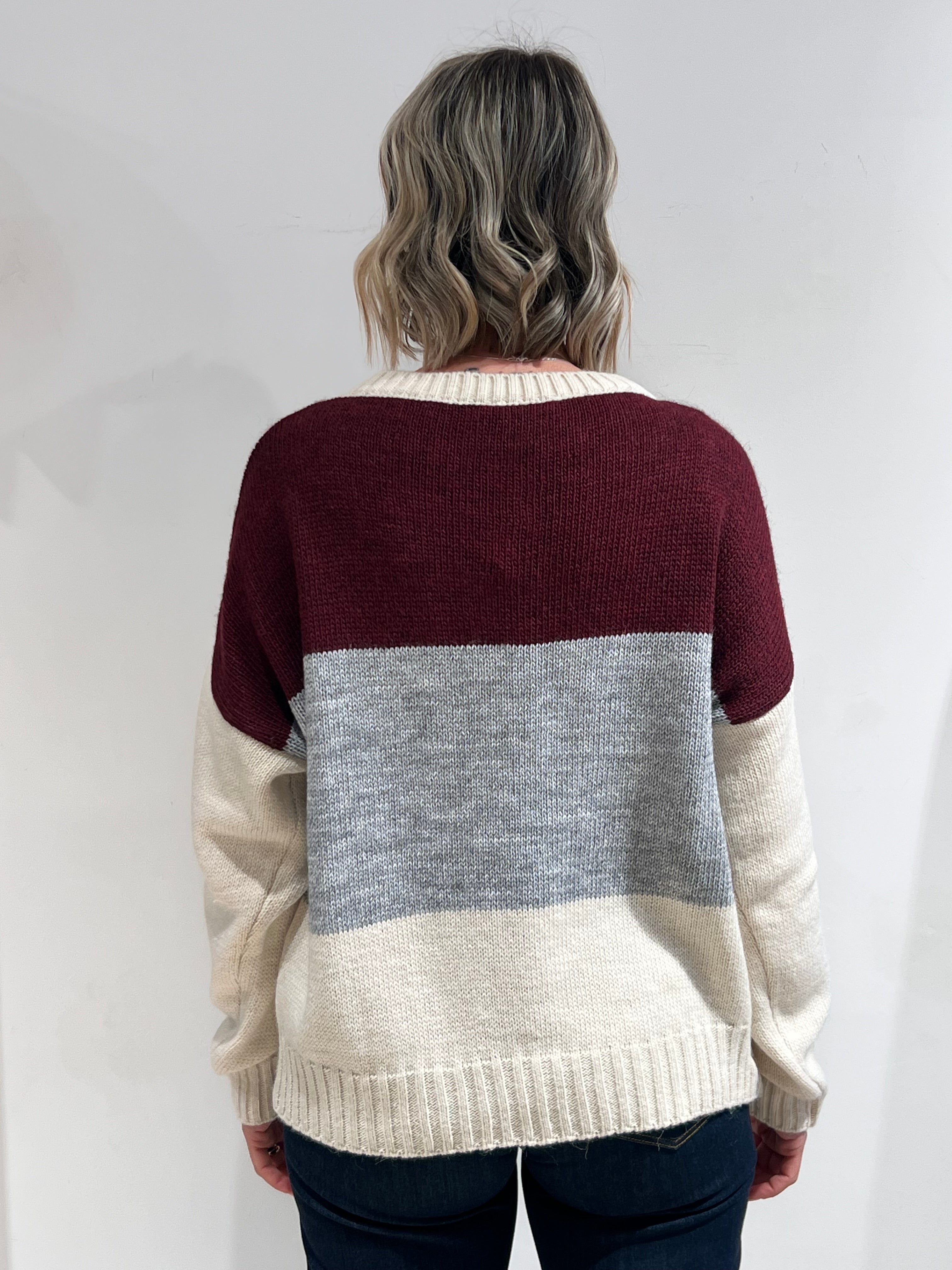 MAGLIA DONNA IN MISTO LANA – MAGLIONE INVERNALE ELEGANTE BEIGE