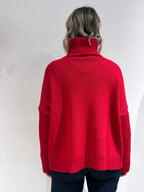 MAGLIA DONNA IN MISTO LANA CON COLLO ALTO – MAGLIONE INVERNALE