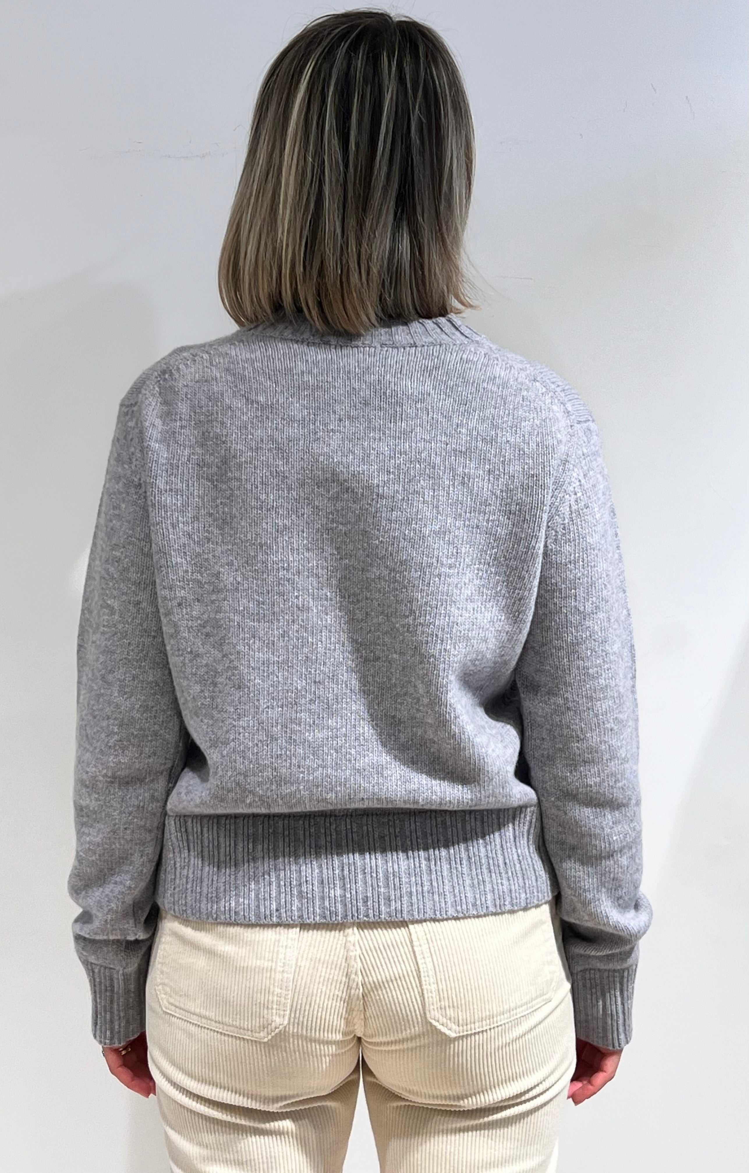 MAGLIA DONNA GIROCOLLO 100% LANA – MADE IN ITALY